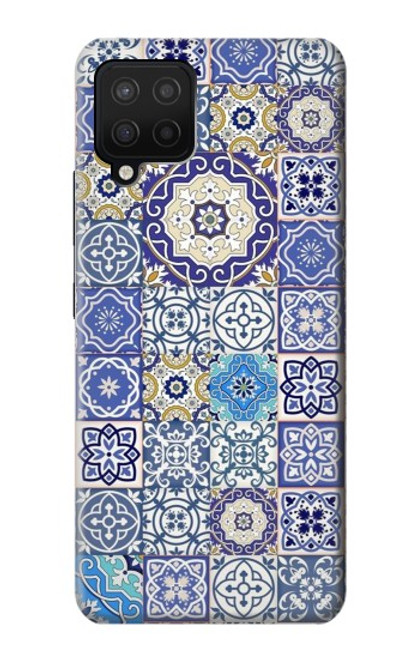 S3537 モロッコのモザイクパターン Moroccan Mosaic Pattern Samsung Galaxy A12 バックケース、フリップケース・カバー