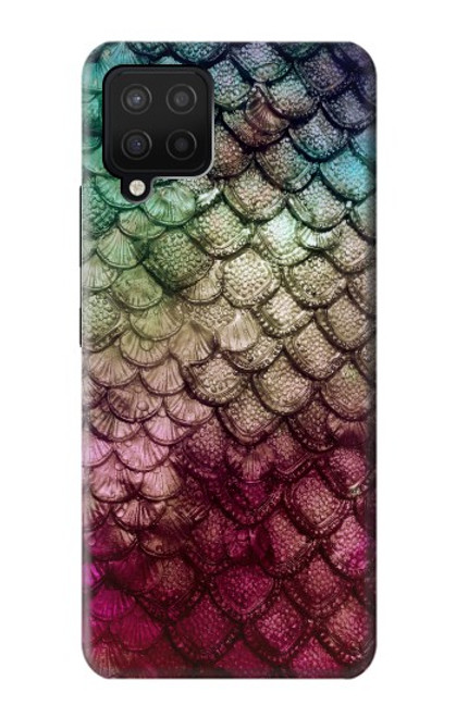 S3539 人魚の鱗 Mermaid Fish Scale Samsung Galaxy A12 バックケース、フリップケース・カバー
