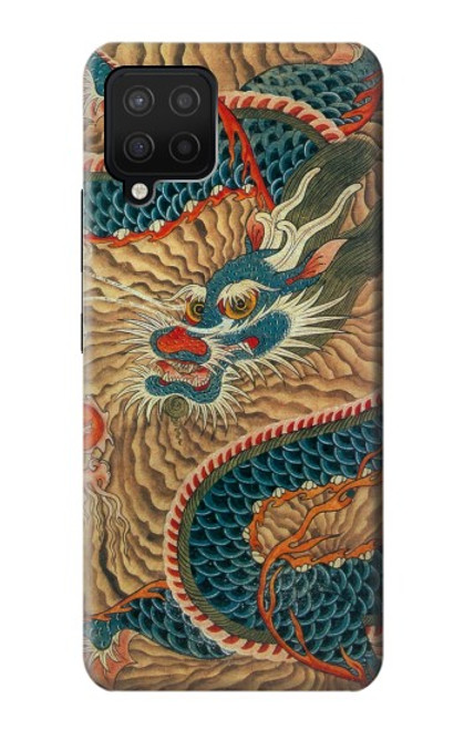 S3541 ドラゴンクラウドペインティング Dragon Cloud Painting Samsung Galaxy A12 バックケース、フリップケース・カバー