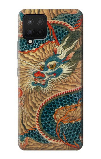 S3541 ドラゴンクラウドペインティング Dragon Cloud Painting Samsung Galaxy A12 バックケース、フリップケース・カバー