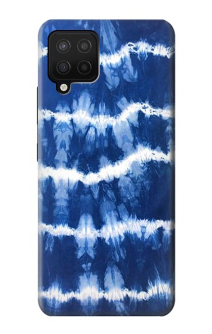 S3671 ブルータイダイ Blue Tie Dye Samsung Galaxy A12 バックケース、フリップケース・カバー