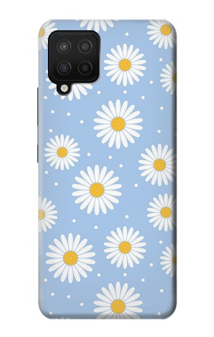 S3681 デイジーの花のパターン Daisy Flowers Pattern Samsung Galaxy A12 バックケース、フリップケース・カバー