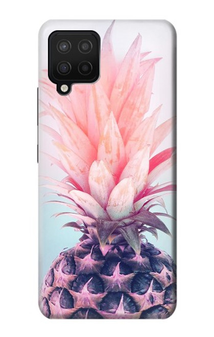 S3711 ピンクパイナップル Pink Pineapple Samsung Galaxy A12 バックケース、フリップケース・カバー