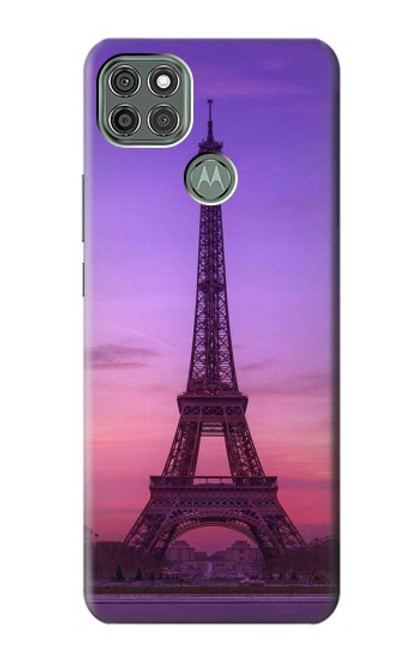 S3447 エッフェルパリの夕日 Eiffel Paris Sunset Motorola Moto G9 Power バックケース、フリップケース・カバー