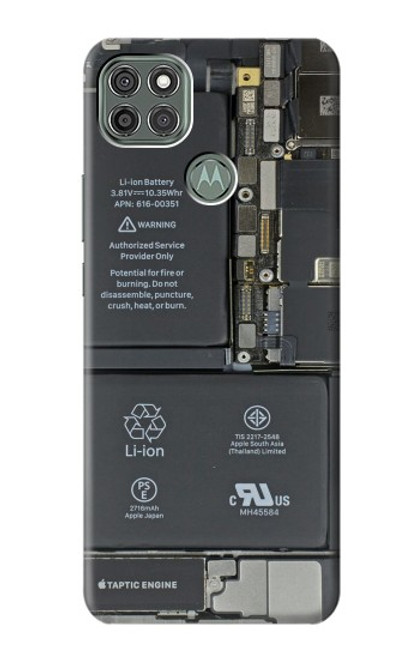 S3467 携帯電話の中のグラフィック Inside Mobile Phone Graphic Motorola Moto G9 Power バックケース、フリップケース・カバー