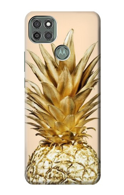 S3490 ゴールドパイナップル Gold Pineapple Motorola Moto G9 Power バックケース、フリップケース・カバー