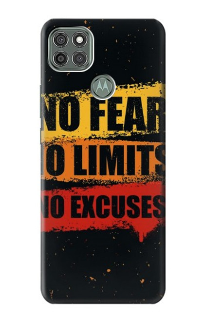 S3492 恐れのない言い訳のない No Fear Limits Excuses Motorola Moto G9 Power バックケース、フリップケース・カバー