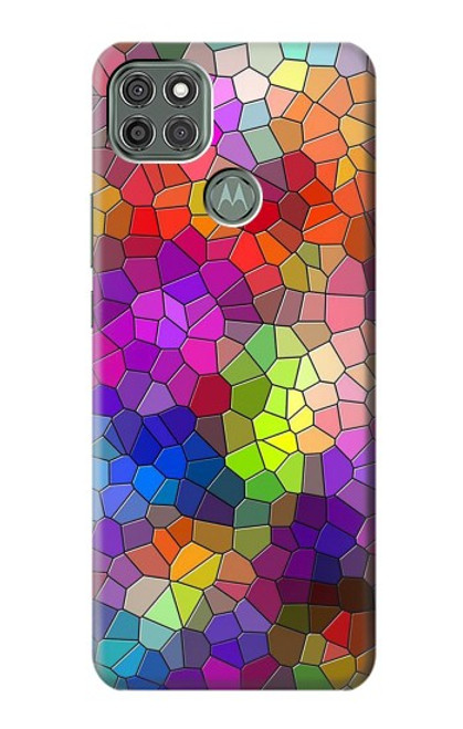 S3677 カラフルなレンガのモザイク Colorful Brick Mosaics Motorola Moto G9 Power バックケース、フリップケース・カバー