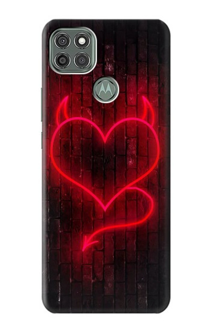 S3682 デビルハート Devil Heart Motorola Moto G9 Power バックケース、フリップケース・カバー