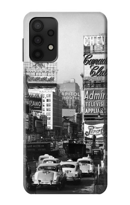 S0182 ヴィンテージ 古いニューヨーク Old New York Vintage Samsung Galaxy A32 5G バックケース、フリップケース・カバー