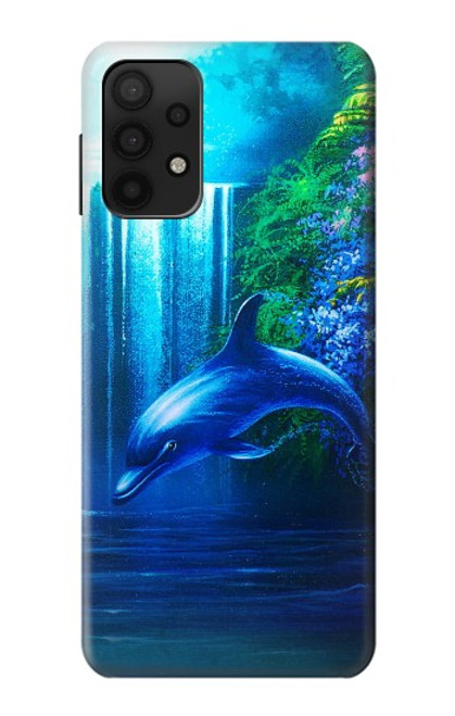 S0385 イルカ Dolphin Samsung Galaxy A32 5G バックケース、フリップケース・カバー