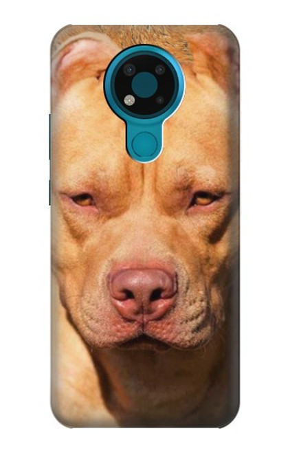 S2903 アメリカンピットブル American Pitbull Dog Nokia 3.4 バックケース、フリップケース・カバー