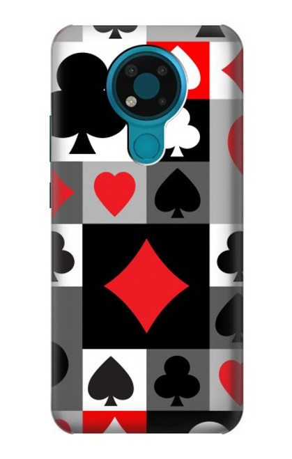 S3463 ポーカーカード Poker Card Suit Nokia 3.4 バックケース、フリップケース・カバー