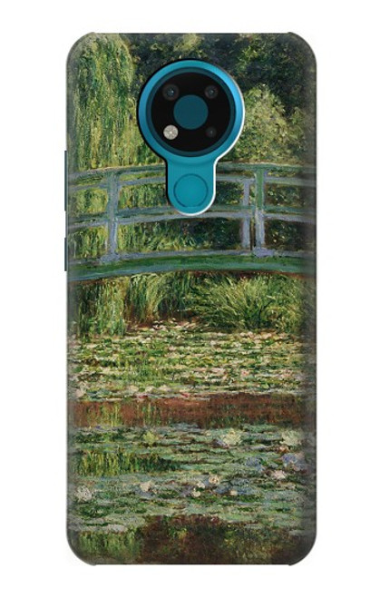 S3674 クロードモネ歩道橋とスイレンプール Claude Monet Footbridge and Water Lily Pool Nokia 3.4 バックケース、フリップケース・カバー
