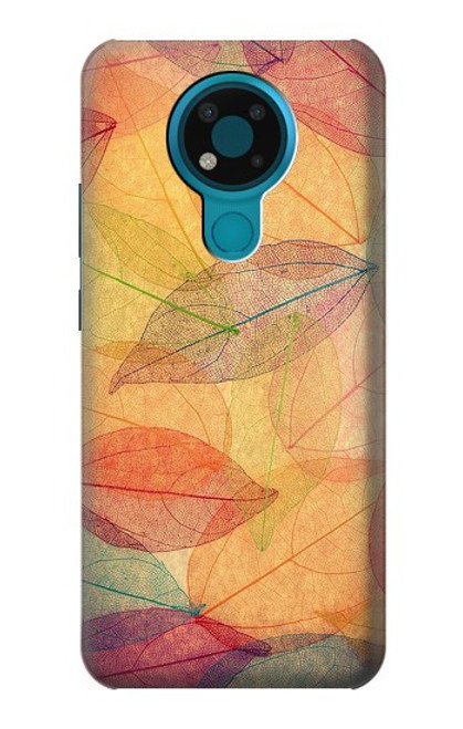 S3686 秋シーズン葉秋 Fall Season Leaf Autumn Nokia 3.4 バックケース、フリップケース・カバー