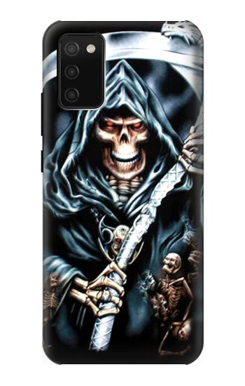 S0295 死神 Grim Reaper Samsung Galaxy A02s, Galaxy M02s バックケース、フリップケース・カバー