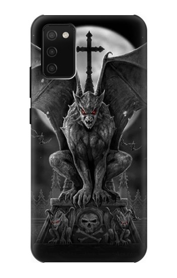 S0850 ガーゴイル悪魔 Gargoyle Devil Demon Samsung Galaxy A02s, Galaxy M02s バックケース、フリップケース・カバー