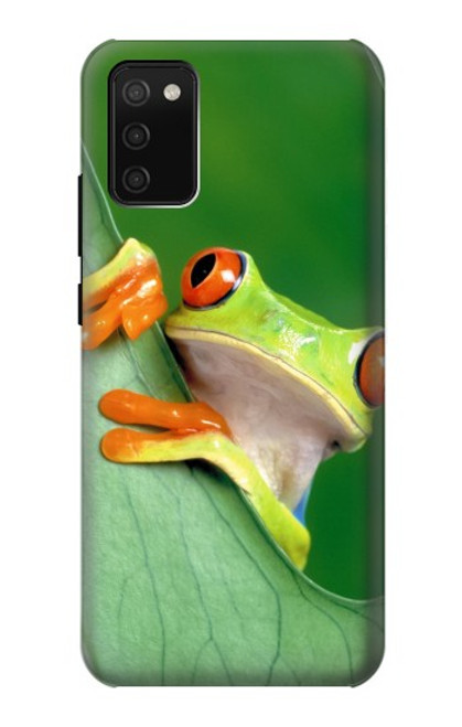 S1047 小さなカエル Little Frog Samsung Galaxy A02s, Galaxy M02s バックケース、フリップケース・カバー