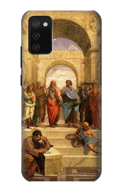 S1086 アテネのラファエルの学校  Raphael's School of Athens Samsung Galaxy A02s, Galaxy M02s バックケース、フリップケース・カバー