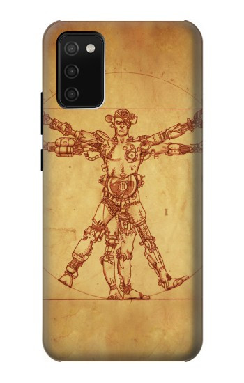 S1682 スチームパンク フランケンシュタイン Steampunk Frankenstein Samsung Galaxy A02s, Galaxy M02s バックケース、フリップケース・カバー