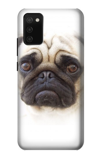 S1852 パグ犬 Pug Dog Samsung Galaxy A02s, Galaxy M02s バックケース、フリップケース・カバー
