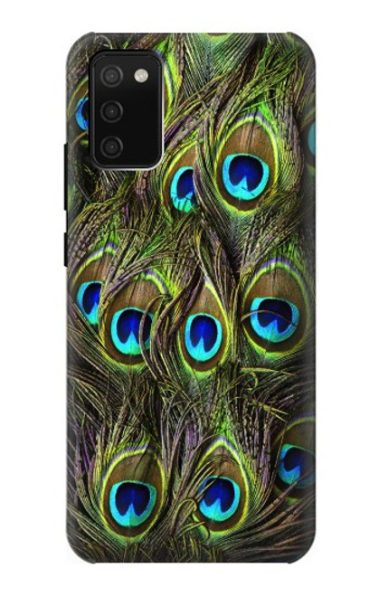 S1965 ピーコックフェザー Peacock Feather Samsung Galaxy A02s, Galaxy M02s バックケース、フリップケース・カバー
