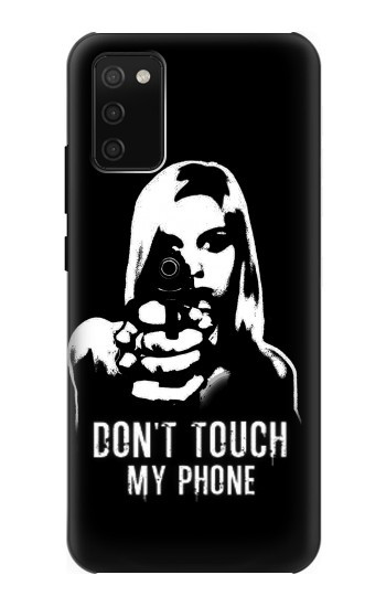 S2518 私の携帯電話を触るな Do Not Touch My Phone Samsung Galaxy A02s, Galaxy M02s バックケース、フリップケース・カバー