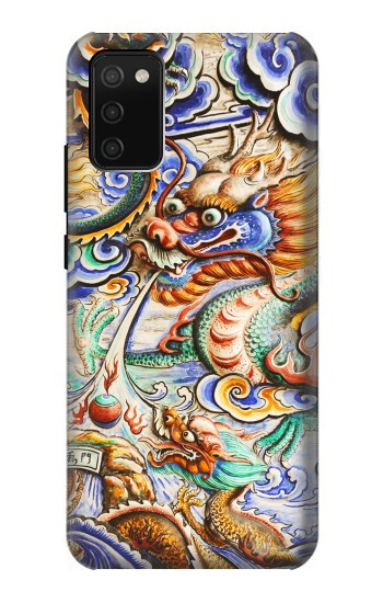 S2584 中国のドラゴンアート Traditional Chinese Dragon Art Samsung Galaxy A02s, Galaxy M02s バックケース、フリップケース・カバー