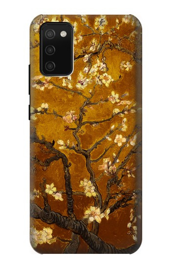 S2663 黄開花アーモンドの木 フィンセント・ファン・ゴッホ Yellow Blossoming Almond Tree Van Gogh Samsung Galaxy A02s, Galaxy M02s バックケース、フリップケース・カバー