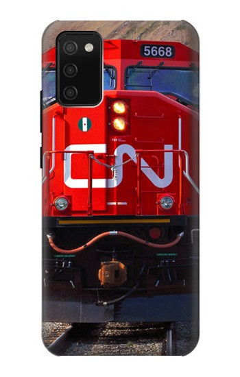 S2774 カナダの列車 Train Canadian National Railway Samsung Galaxy A02s, Galaxy M02s バックケース、フリップケース・カバー