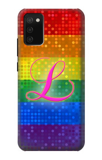 S2900 レインボーLGBTレズビアンプライド旗 Rainbow LGBT Lesbian Pride Flag Samsung Galaxy A02s, Galaxy M02s バックケース、フリップケース・カバー