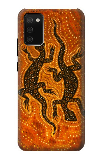 S2901 リザードアボリジニアート Lizard Aboriginal Art Samsung Galaxy A02s, Galaxy M02s バックケース、フリップケース・カバー