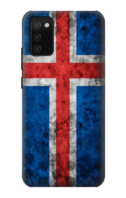 S3000 アイスランドサッカー Iceland Football Soccer Flag Samsung Galaxy A02s, Galaxy M02s バックケース、フリップケース・カバー