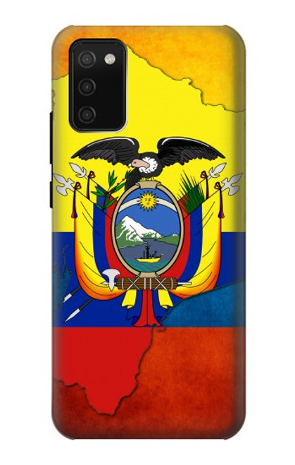 S3020 エクアドルの旗 Ecuador Flag Samsung Galaxy A02s, Galaxy M02s バックケース、フリップケース・カバー