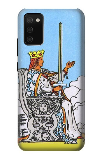 S3068 タロットカード ソードの女王 Tarot Card Queen of Swords Samsung Galaxy A02s, Galaxy M02s バックケース、フリップケース・カバー