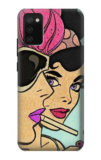 S3171 女の子のポップアート Girls Pop Art Samsung Galaxy A02s, Galaxy M02s バックケース、フリップケース・カバー