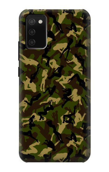 S3356 セクシーガールズカモ 迷彩 Sexy Girls Camo Camouflage Samsung Galaxy A02s, Galaxy M02s バックケース、フリップケース・カバー