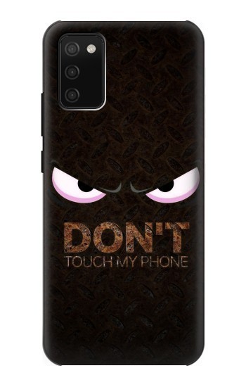 S3412 私の携帯に触るな Do Not Touch My Phone Samsung Galaxy A02s, Galaxy M02s バックケース、フリップケース・カバー