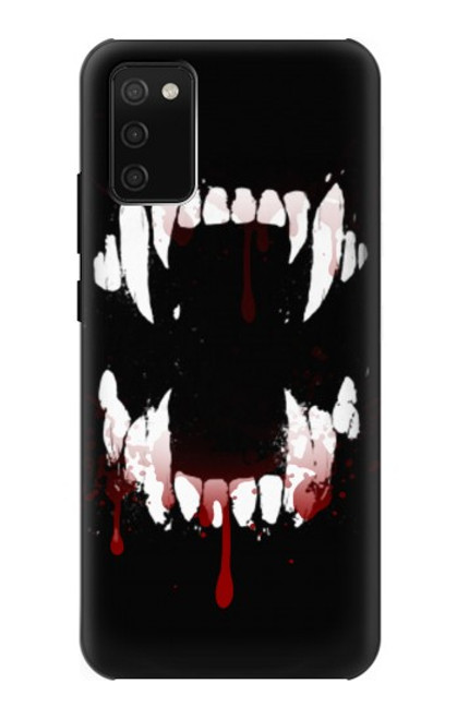S3527 吸血鬼の歯 Vampire Teeth Bloodstain Samsung Galaxy A02s, Galaxy M02s バックケース、フリップケース・カバー