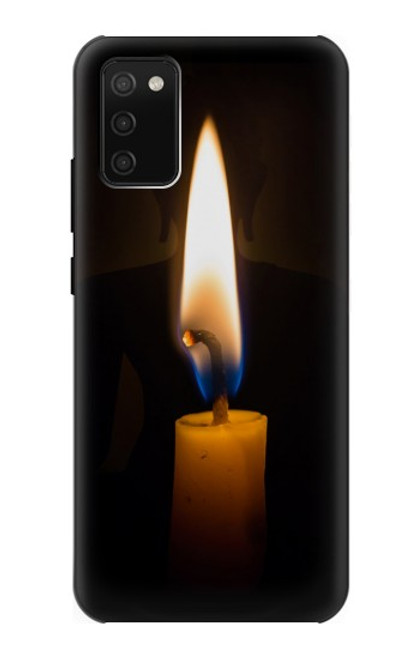 S3530 仏 Buddha Candle Burning Samsung Galaxy A02s, Galaxy M02s バックケース、フリップケース・カバー