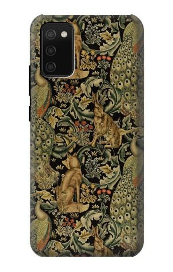 S3661 ウィリアム・モリス・フォレスト・ベルベット William Morris Forest Velvet Samsung Galaxy A02s, Galaxy M02s バックケース、フリップケース・カバー
