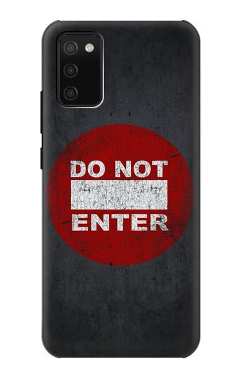 S3683 立入禁止 Do Not Enter Samsung Galaxy A02s, Galaxy M02s バックケース、フリップケース・カバー