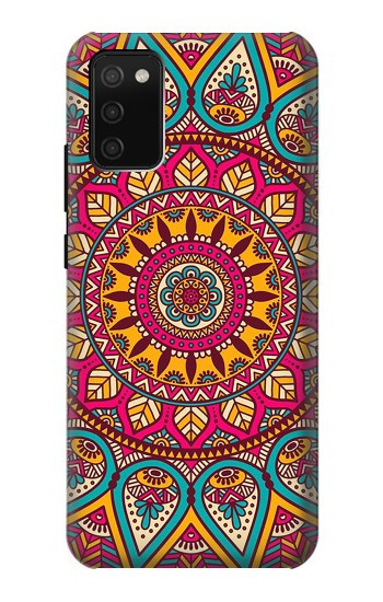 S3694 ヒッピーアートパターン Hippie Art Pattern Samsung Galaxy A02s, Galaxy M02s バックケース、フリップケース・カバー
