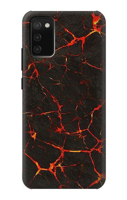 S3696 溶岩マグマ Lava Magma Samsung Galaxy A02s, Galaxy M02s バックケース、フリップケース・カバー