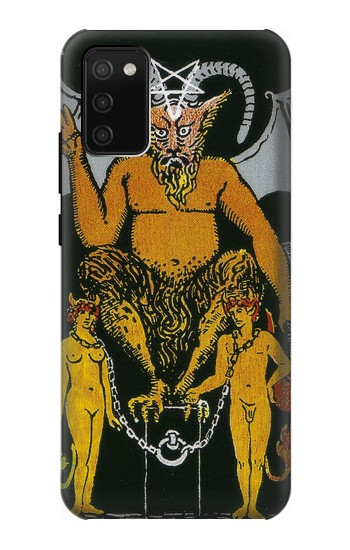 S3740 タロットカード悪魔 Tarot Card The Devil Samsung Galaxy A02s, Galaxy M02s バックケース、フリップケース・カバー