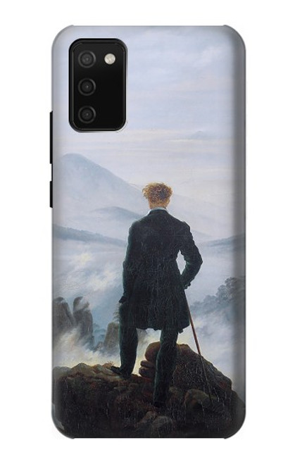 S3789 霧の海の上の放浪者 Wanderer above the Sea of Fog Samsung Galaxy A02s, Galaxy M02s バックケース、フリップケース・カバー