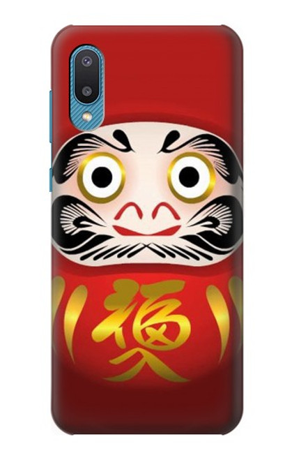 S2839 だるま Japan Daruma Doll Samsung Galaxy A04, Galaxy A02, M02 バックケース、フリップケース・カバー