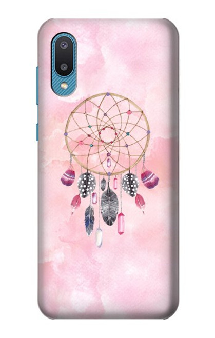 S3094 ドリームキャッチャー 水彩 Dreamcatcher Watercolor Painting Samsung Galaxy A04, Galaxy A02, M02 バックケース、フリップケース・カバー