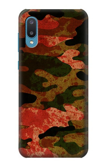 S3393 カモフラージュ 血液 Camouflage Blood Splatter Samsung Galaxy A04, Galaxy A02, M02 バックケース、フリップケース・カバー