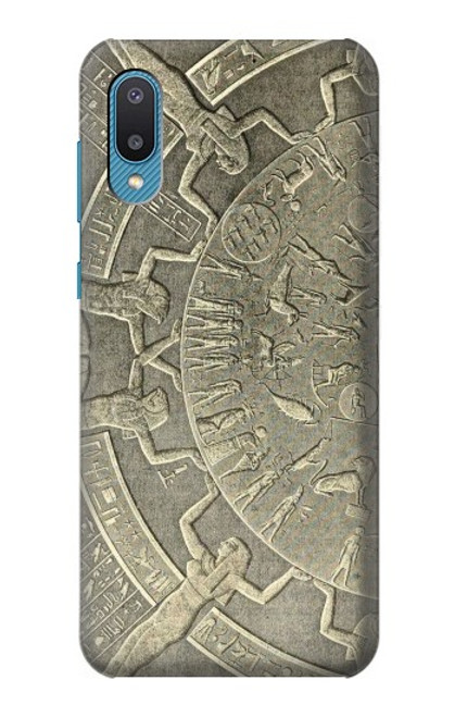 S3396 デンデラ星座古代エジプト Dendera Zodiac Ancient Egypt Samsung Galaxy A04, Galaxy A02, M02 バックケース、フリップケース・カバー